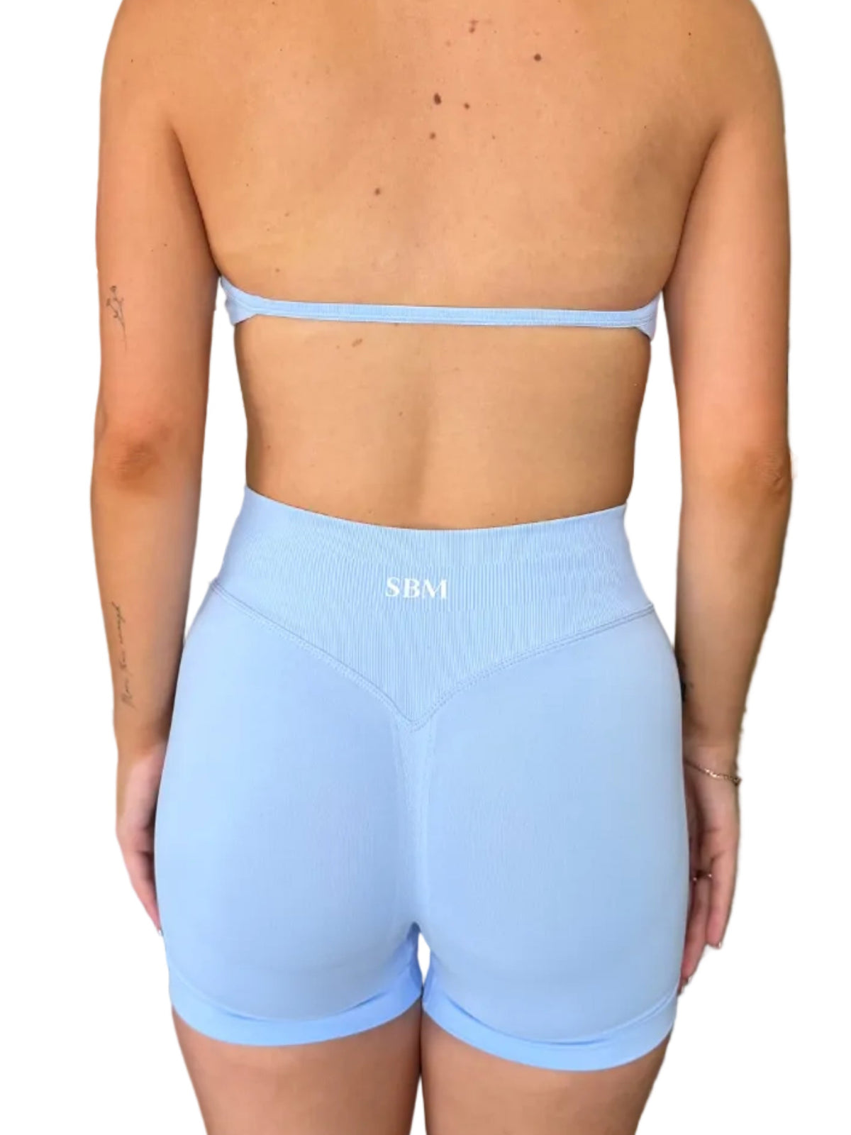 Baby Blue Scrunch Shorts