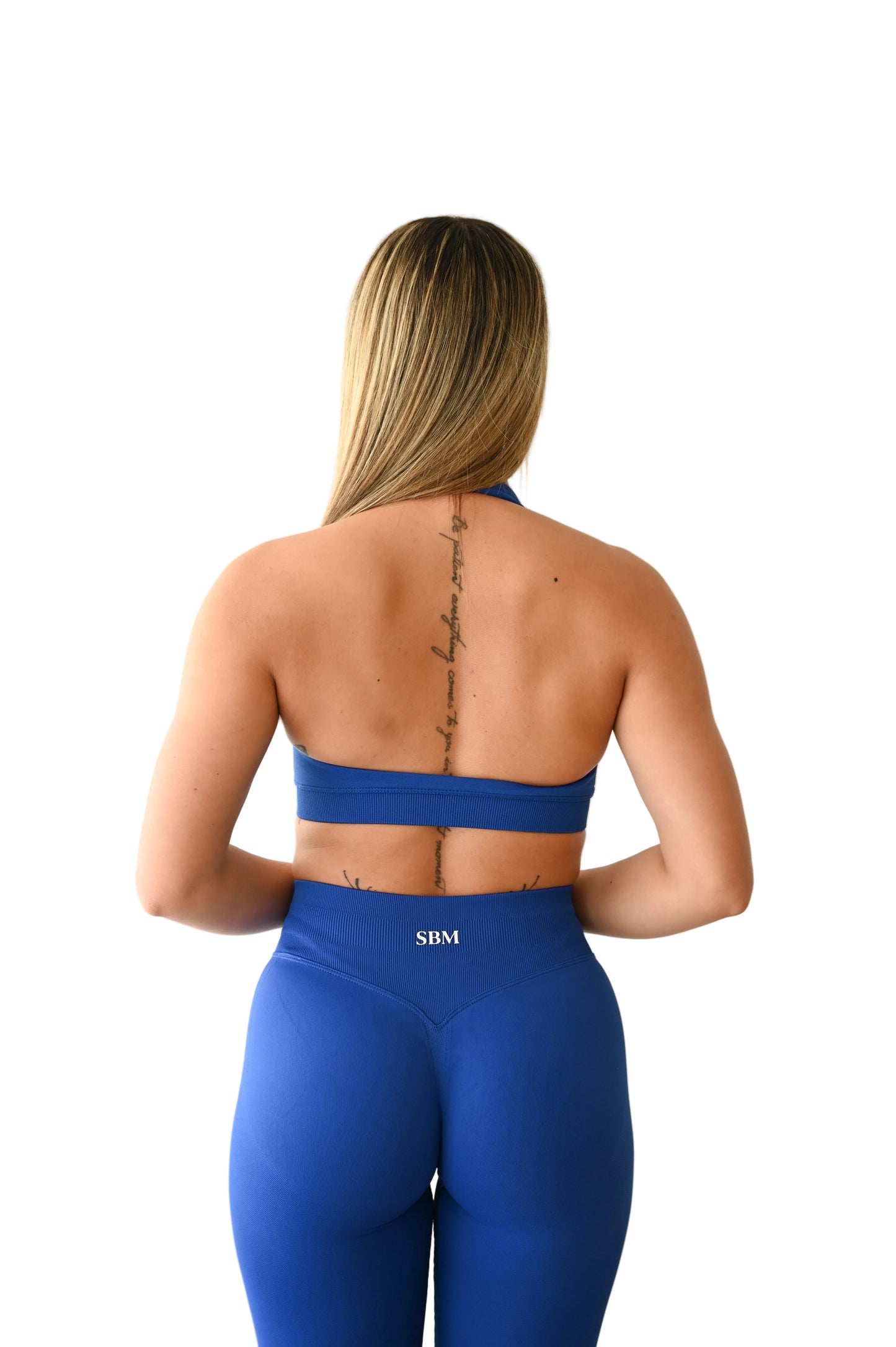 Royal Blue Backless Crop