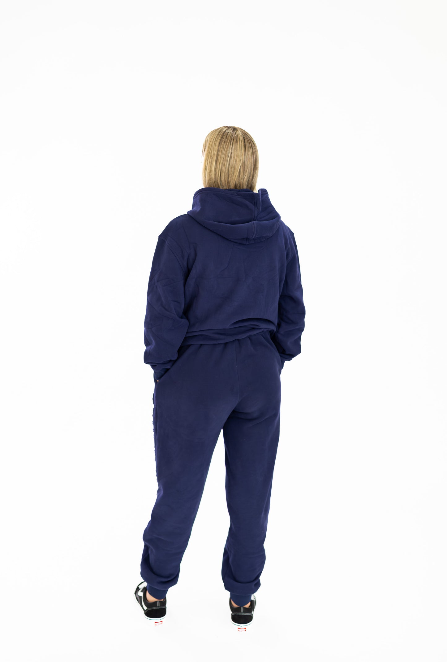 STAPLE CUFF TRACKPANT - NAVY