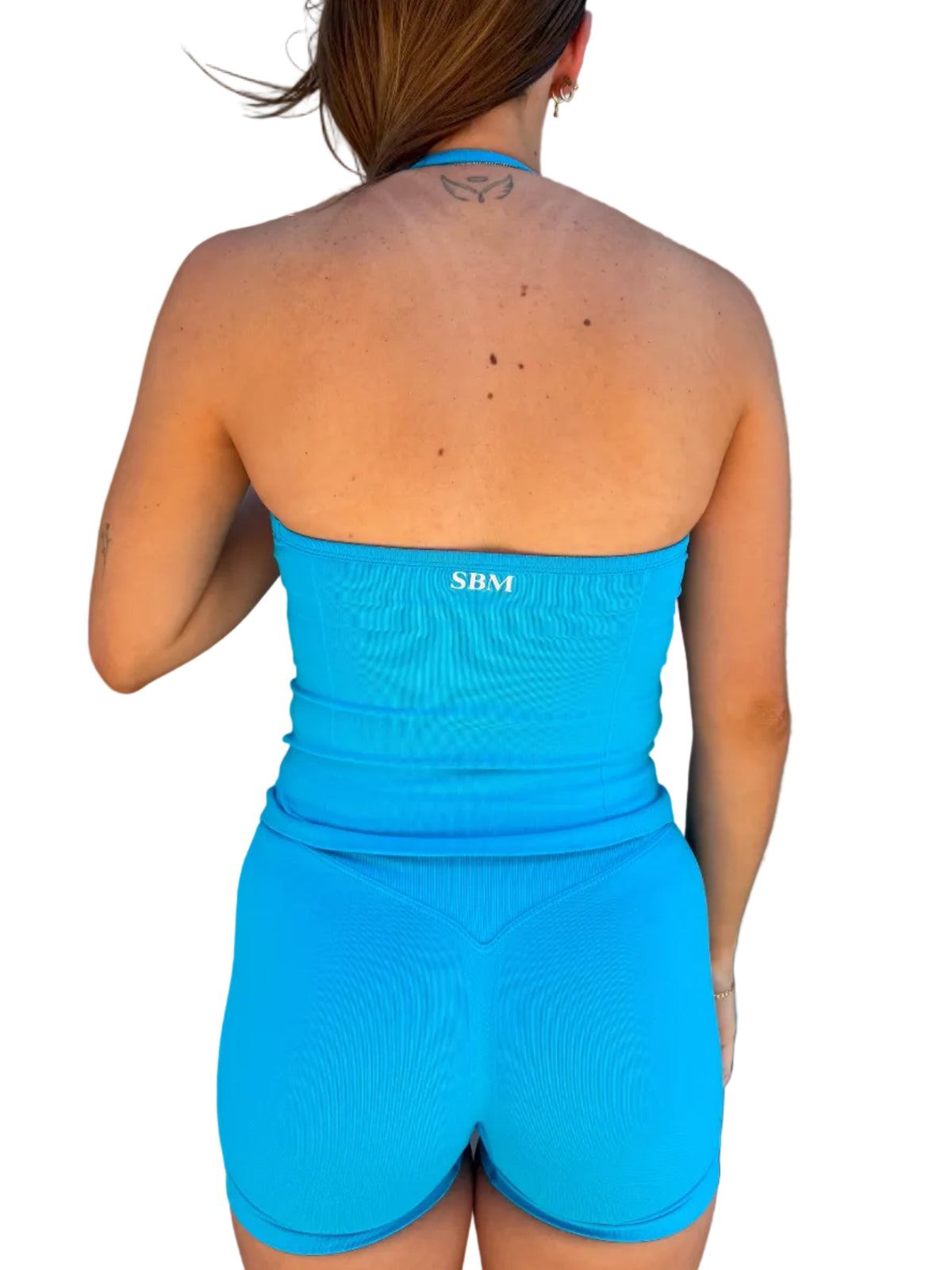 Cyan Halter Top