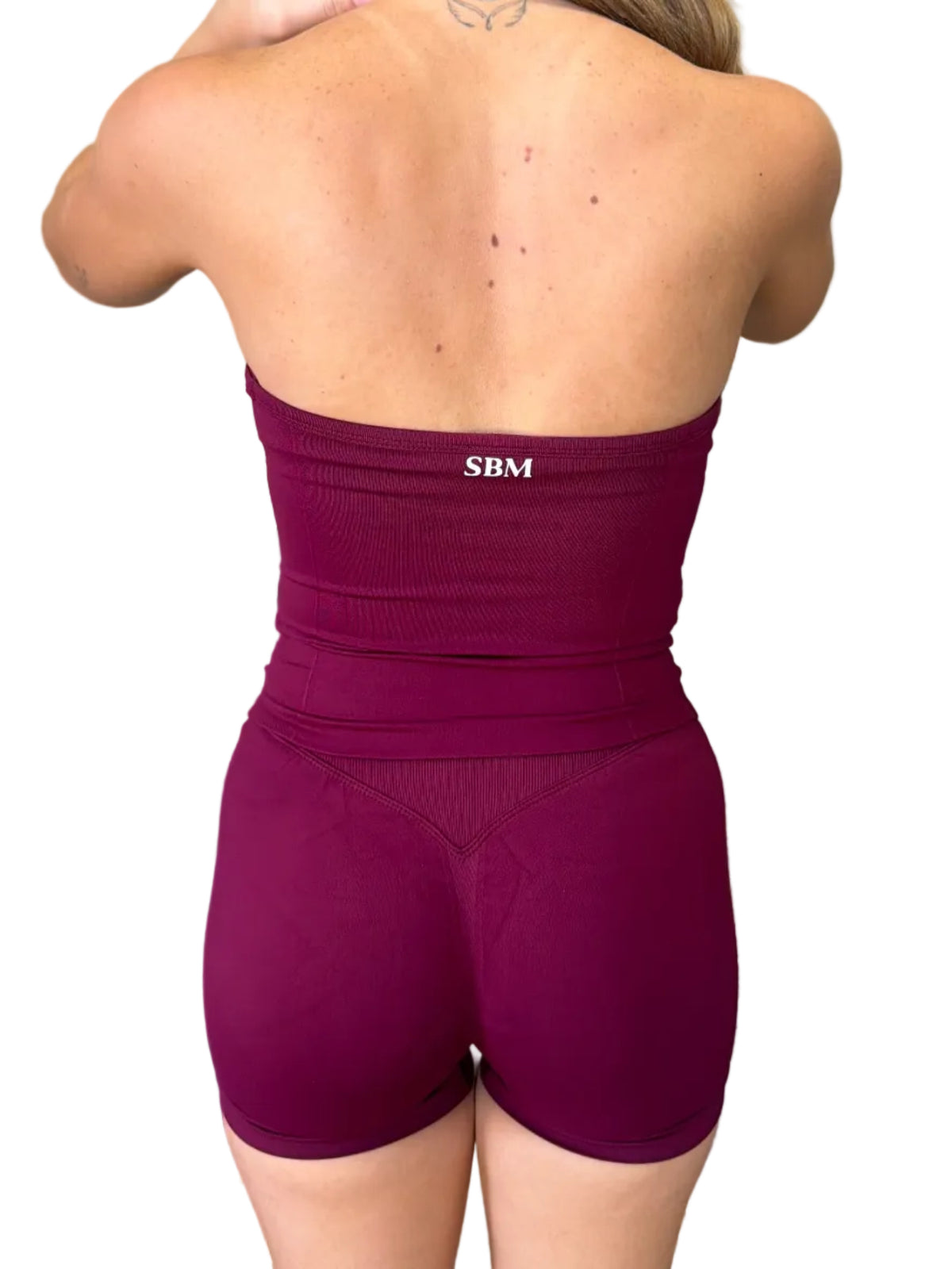 Plum Scrunch Shorts