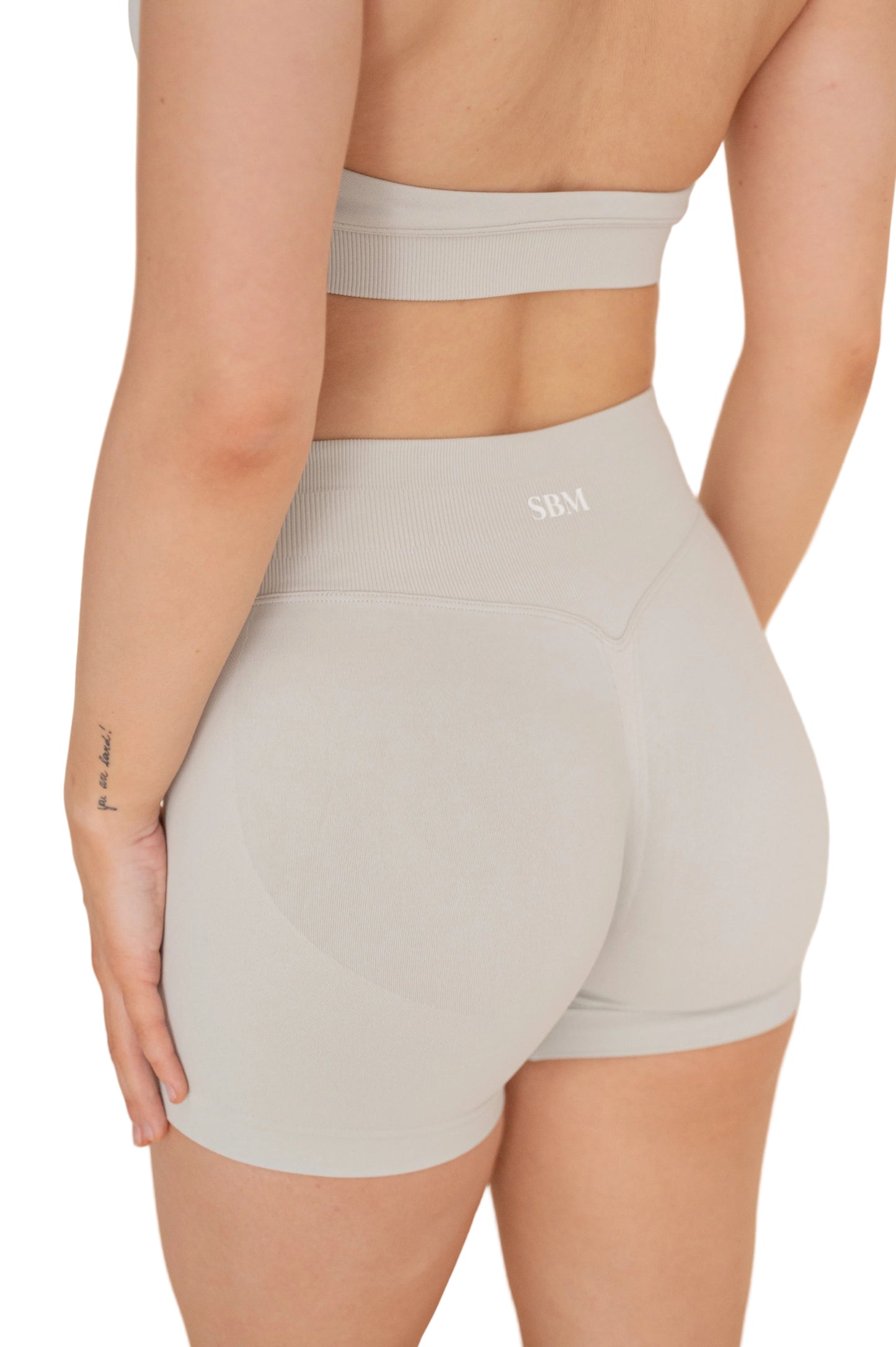 Grey Backless Crop