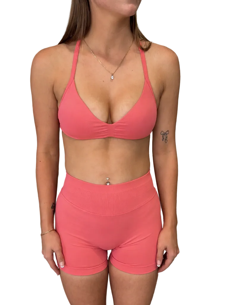 Coral Core Bra