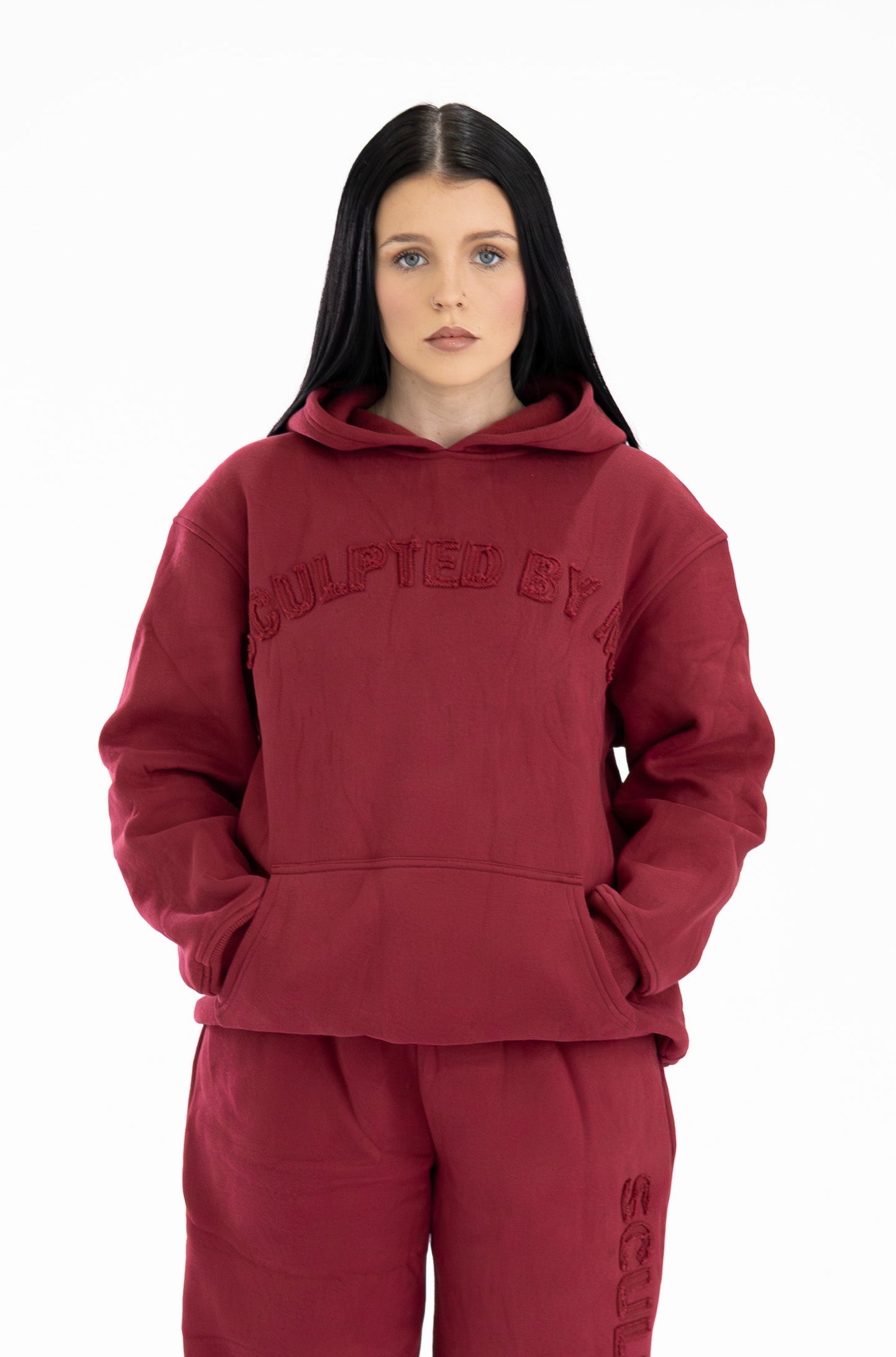 STAPLE HOODIE - RED WINE