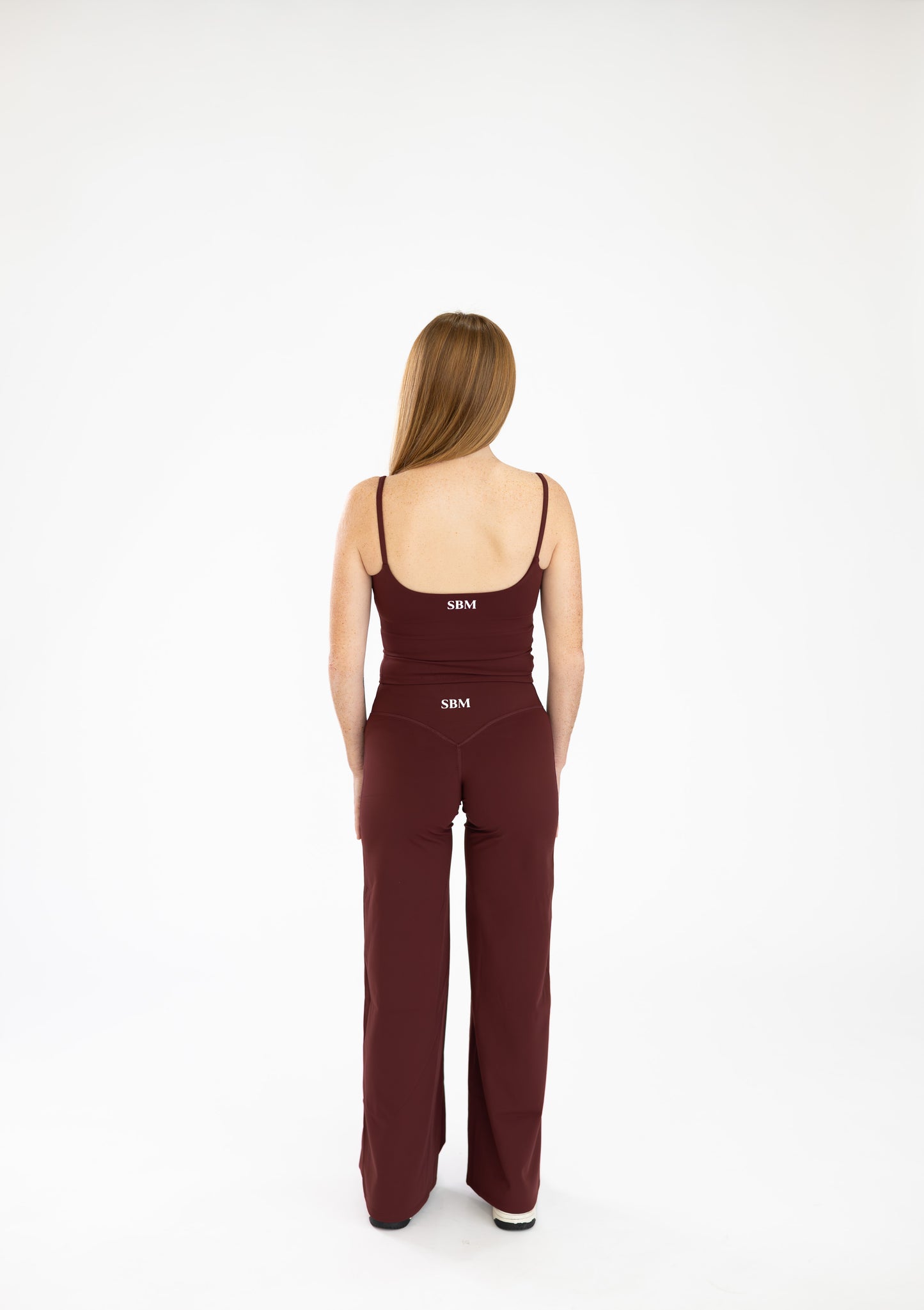 Burgundy Wide Legs
