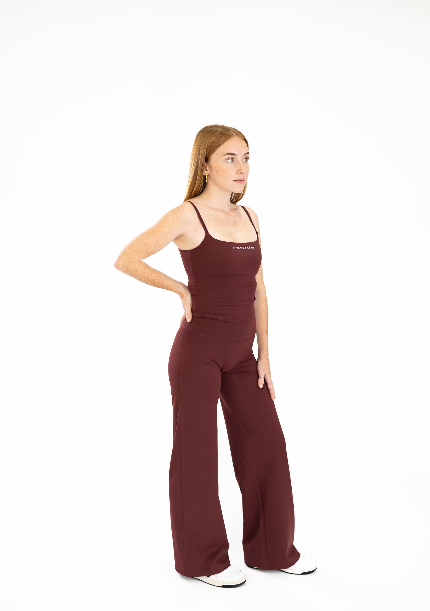 Burgundy Wide Legs
