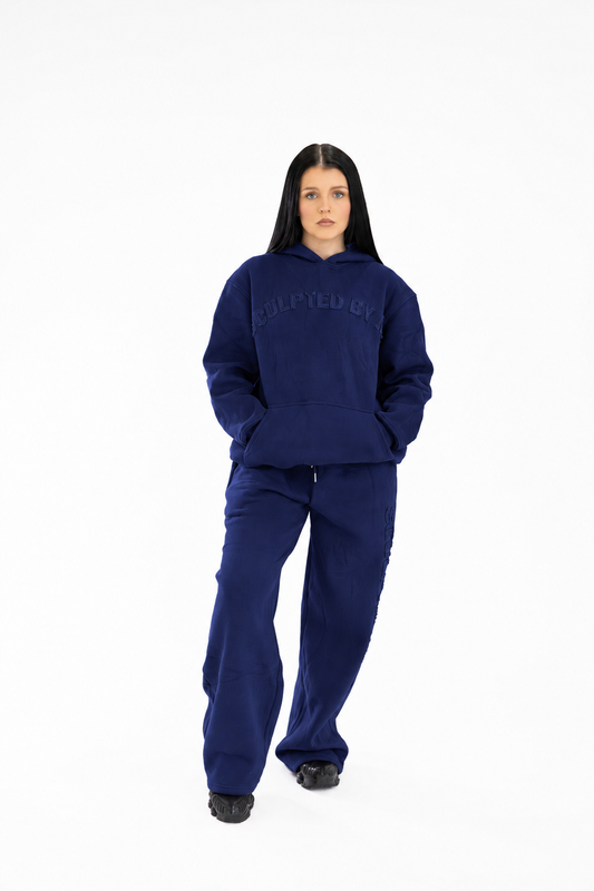 STAPLE WIDE TRACKPANT - NAVY