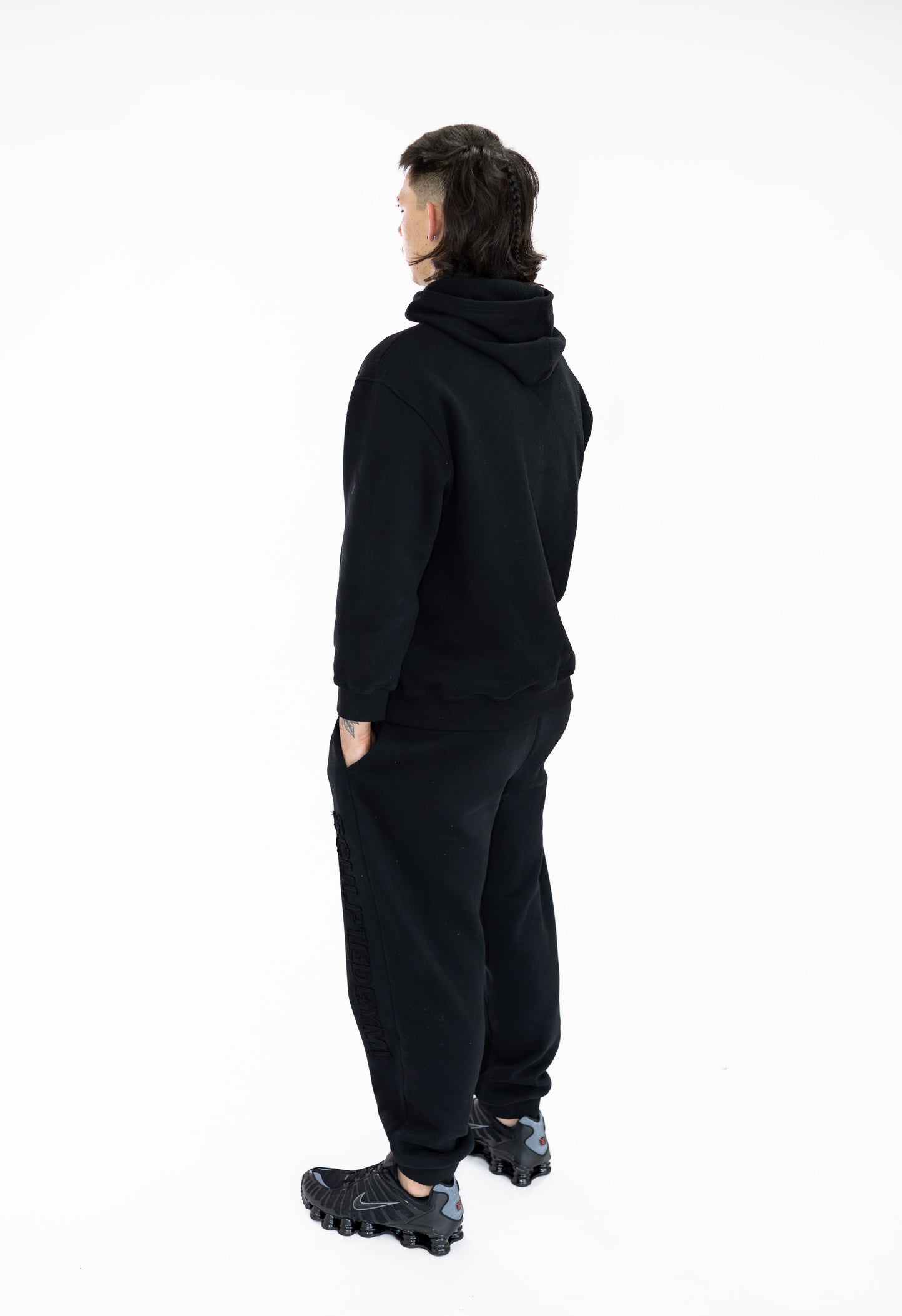 STAPLE CUFF TRACKPANT - BLACK