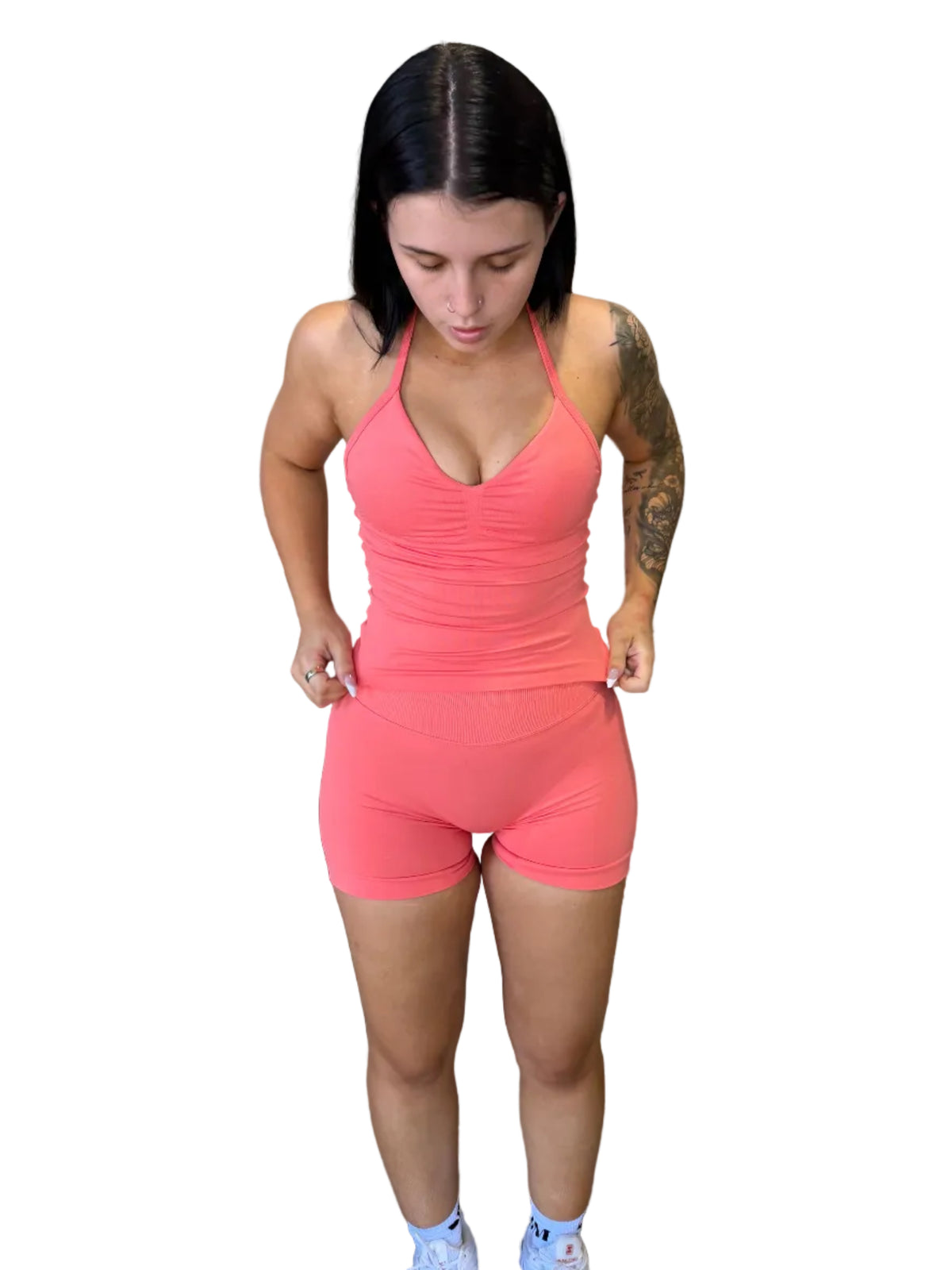 Coral Scrunch Short
