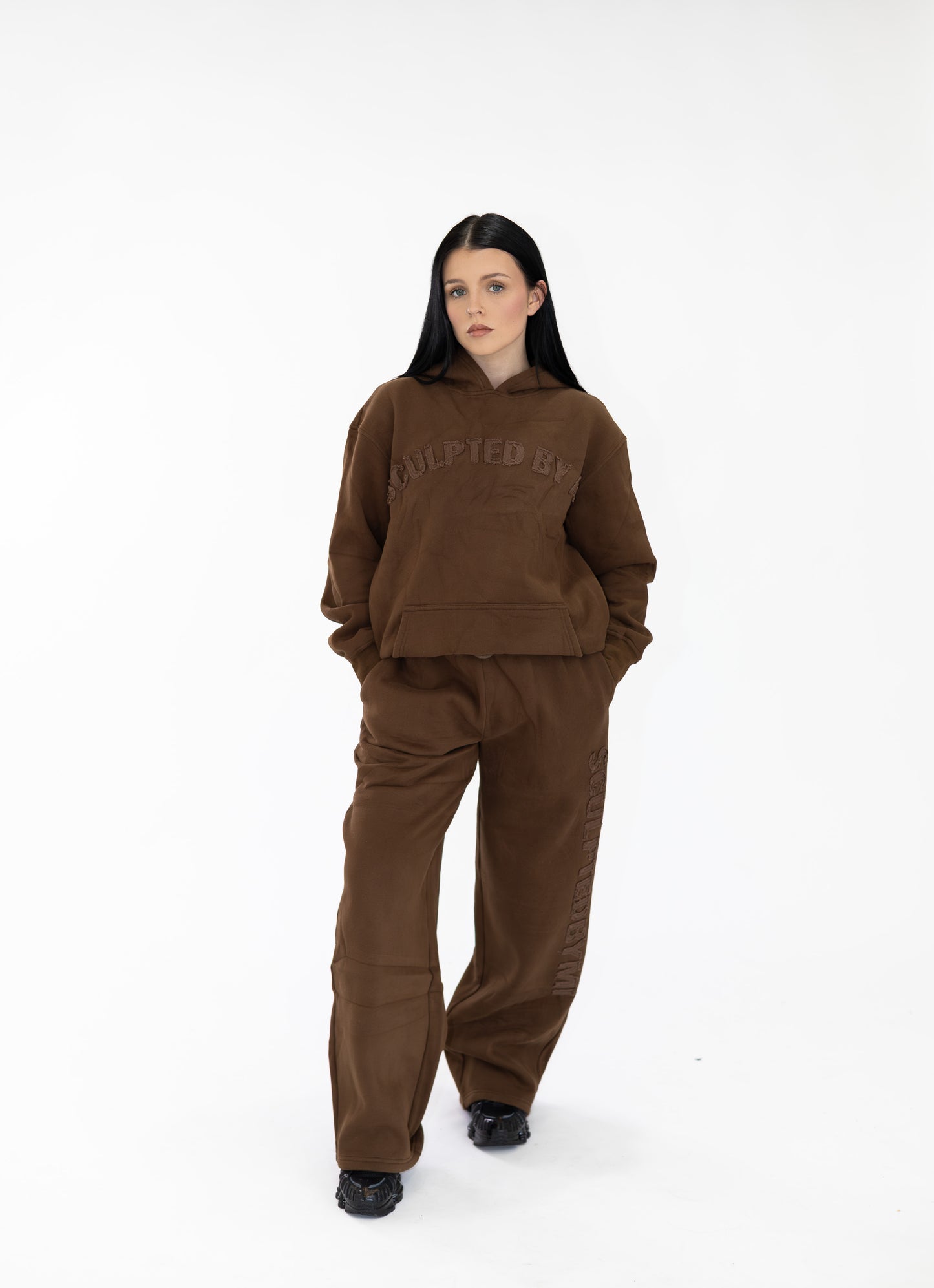 STAPLE WIDE TRACKPANT - MOCHA