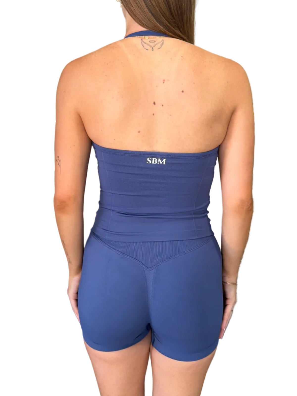 Ash Blue Halter Top