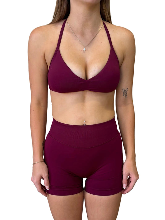 Plum Core Bra
