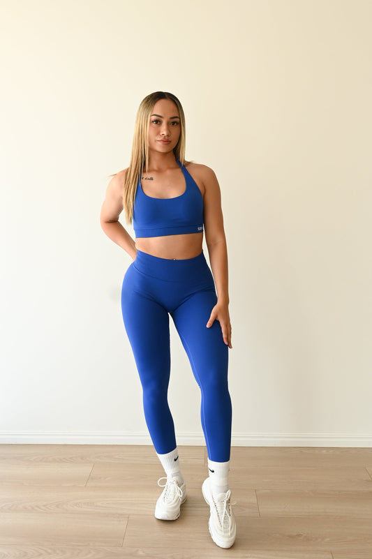 Royal Blue Scrunch Leggings