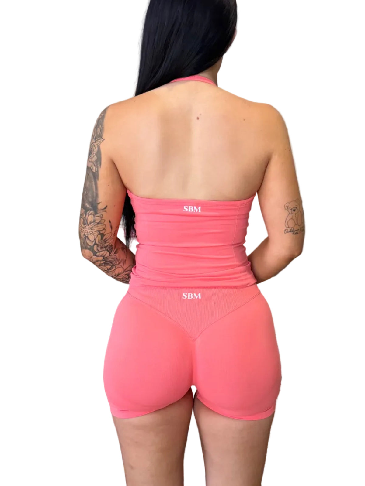 Coral Halter Top