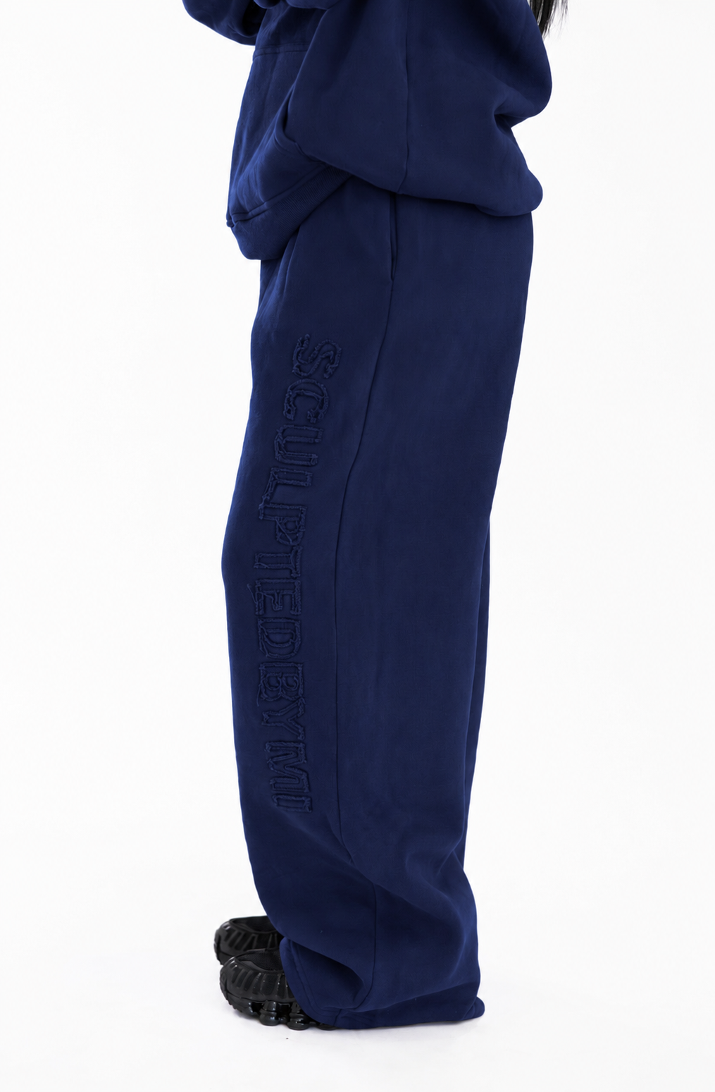 STAPLE WIDE TRACKPANT - NAVY