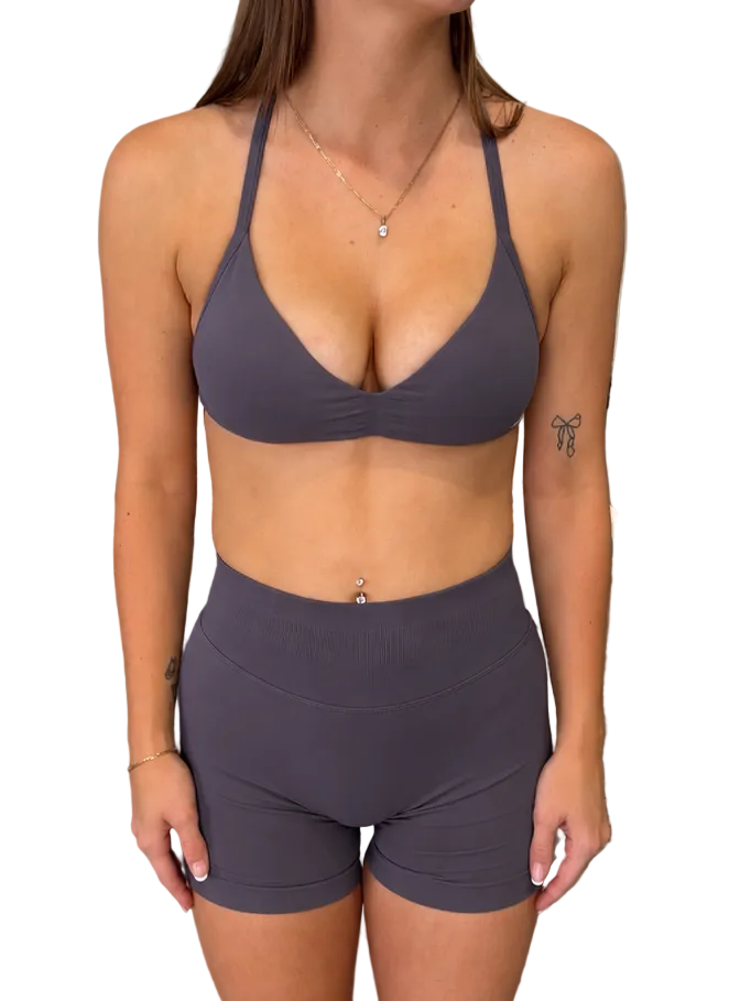 Charcoal Core Bra