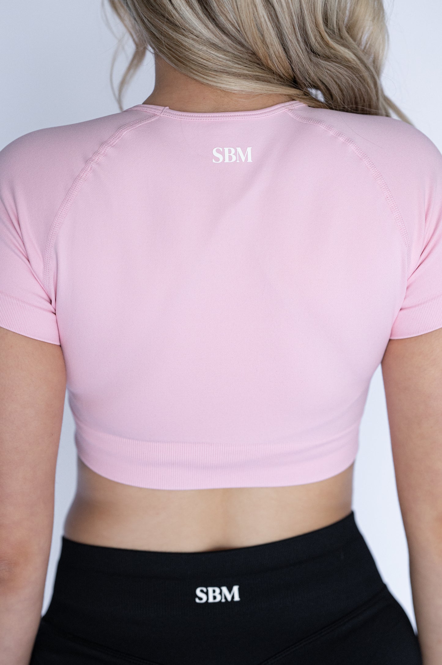 Soft Blush Tee Crop