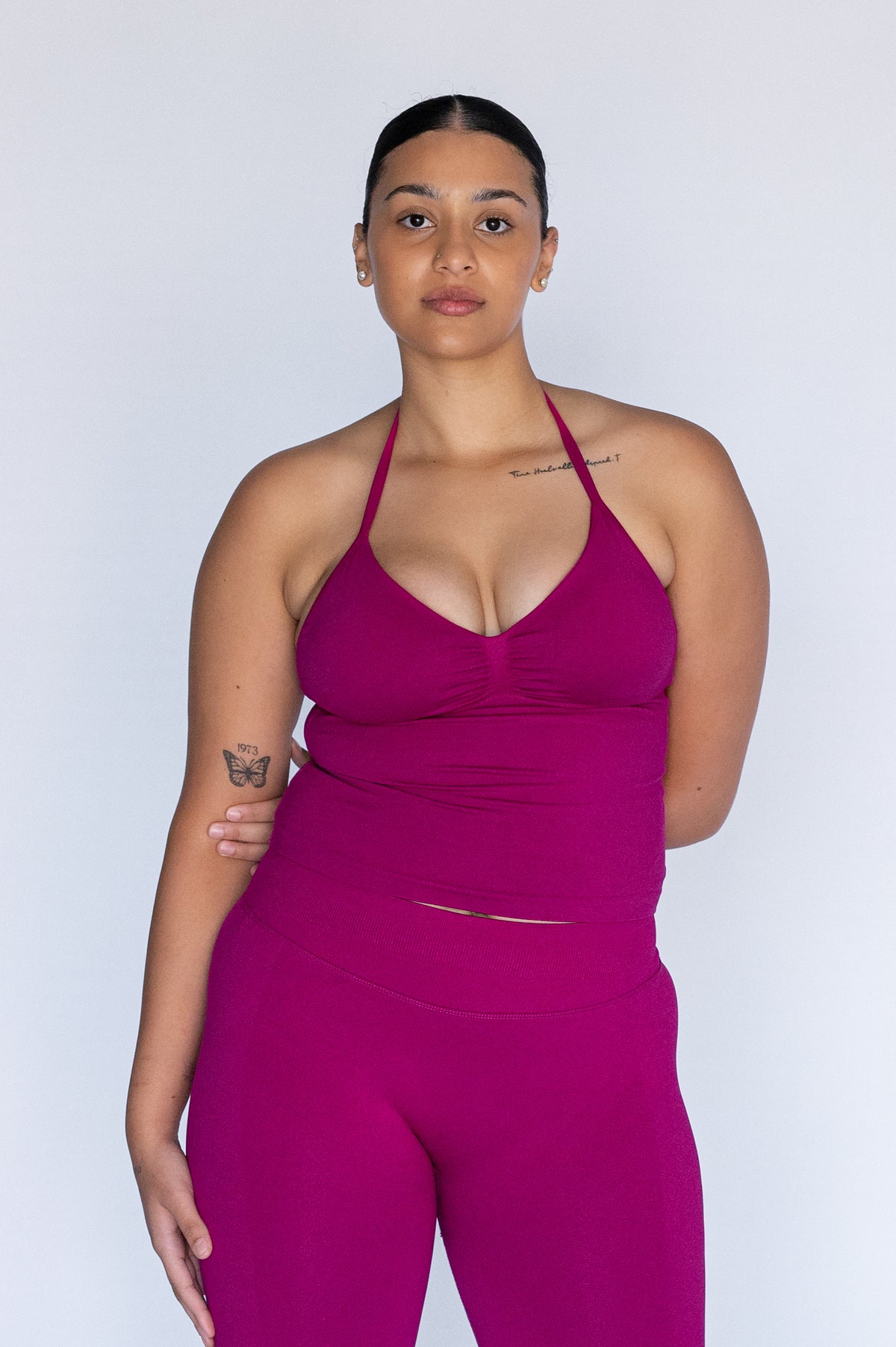 Berry Halter Top