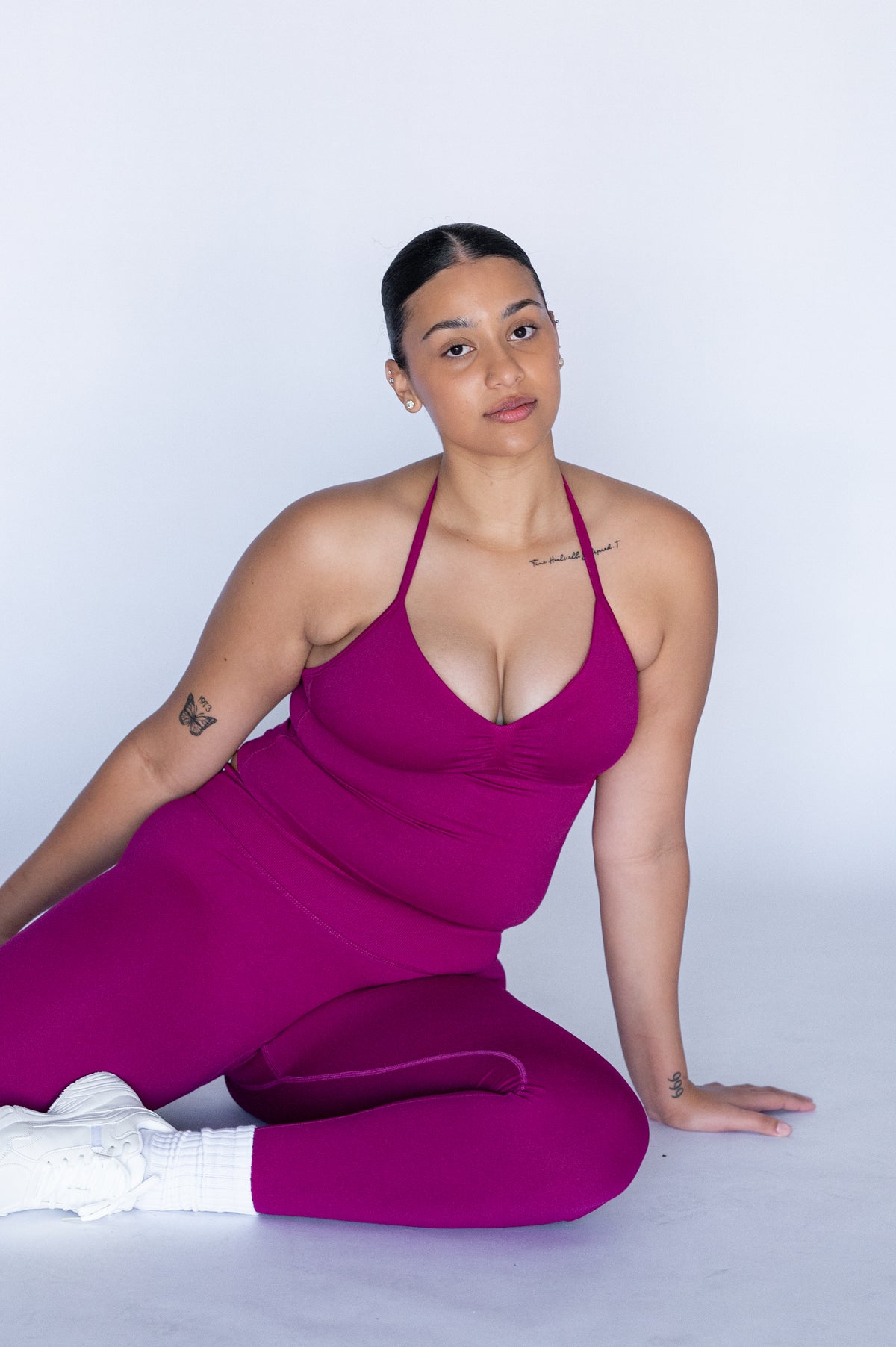 Berry Halter Top