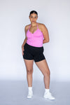 Lila Power Pink Halter Top