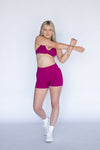 Signature Berry Scrunch Shorts