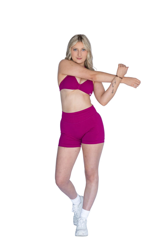 Signature Berry Scrunch Shorts