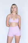 Signature Soft Blush Scrunch Shorts